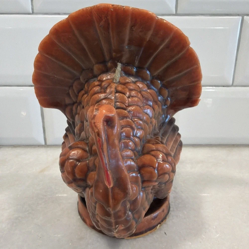 Vintage 1960's Gurley Thanksgiving Tom Turkey 6.5